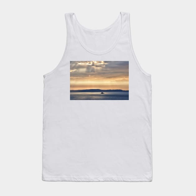 Early morning over Luce Bay,Wigtownshire, Scotland Tank Top by richflintphoto